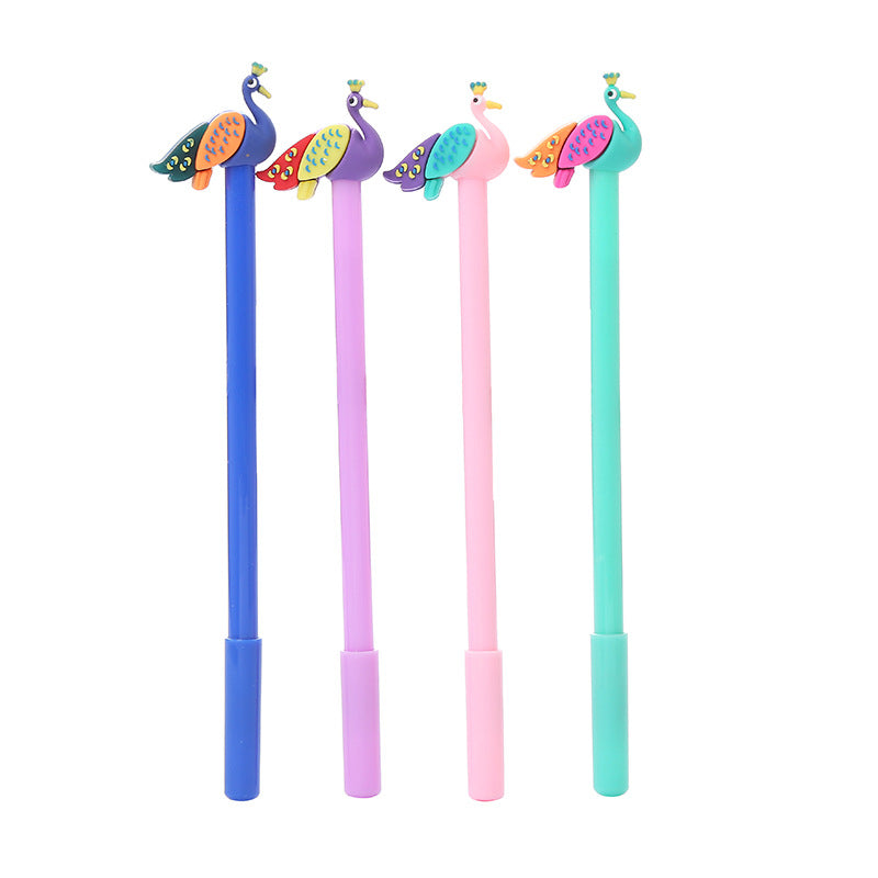 Wholesale Plastic Creative Cartoon Peacock Water Pen